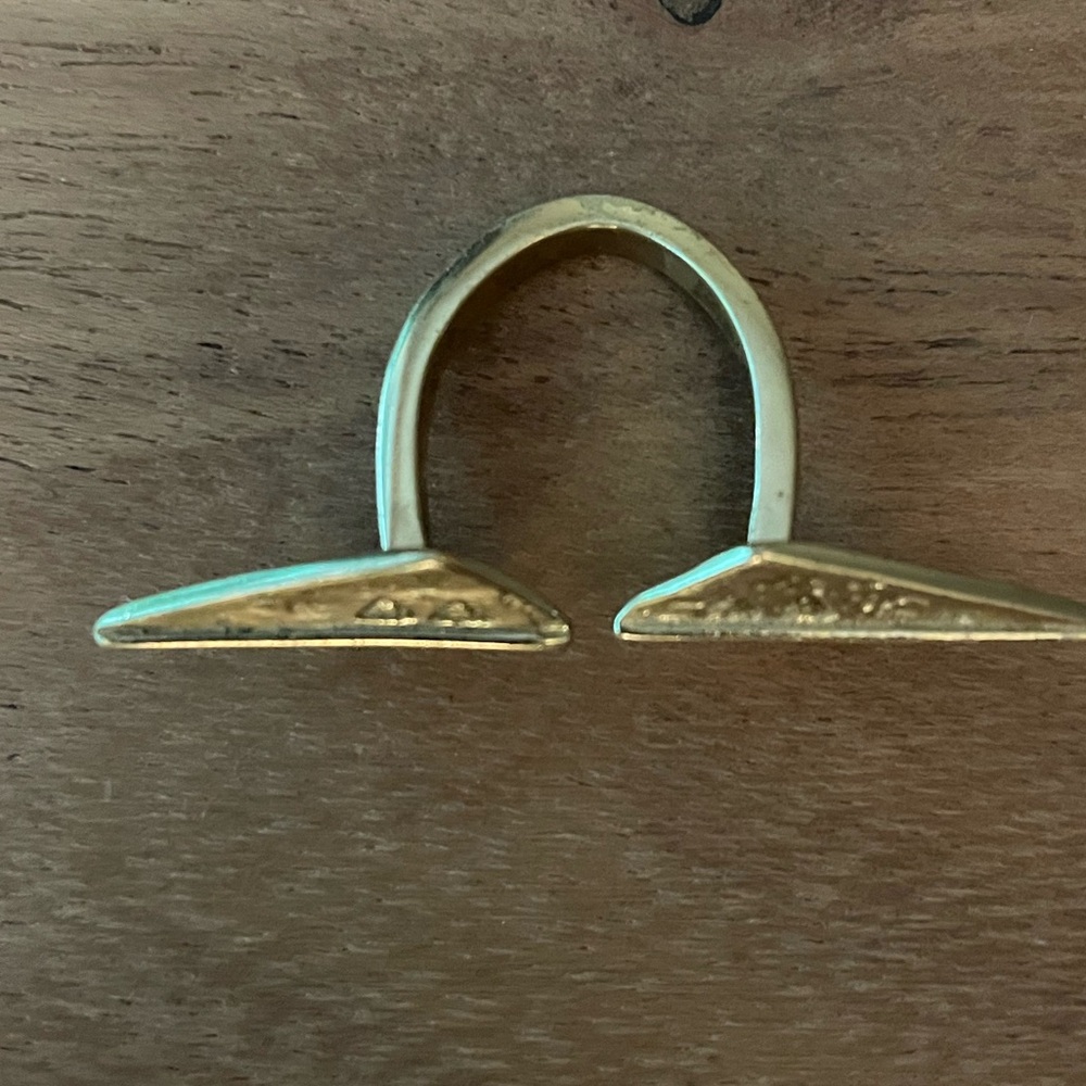 Geometric Tribal Boho Statement Ring Adjustable S… - image 8